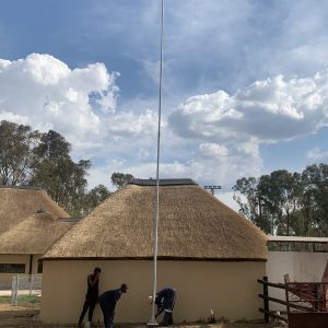 Lightning Pole Mast 15m