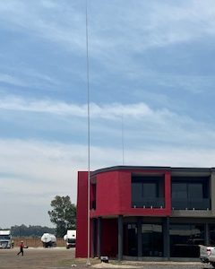 Lightning Pole Mast 28m